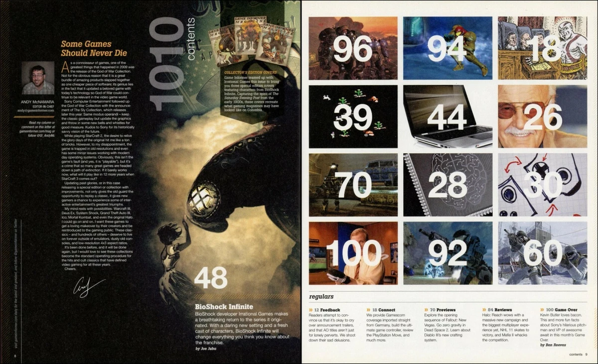 Game Informer - 2010, October - Bioshock Infinite, Call of Duty Black Ops |  eBay