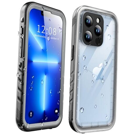 for iPhone 13 Pro Max Case Waterproof for iPhone 13 Pro Clear