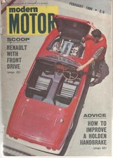 Modern Motor 1964 Feb Sunbeam Alpine GT Datsun Fairlady Galaxie Fairlane Lotus E