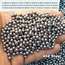 Durable Bicycle 45 Steel Ball Bearing Replacement Bearings Size: 5.46mm-7.03mm