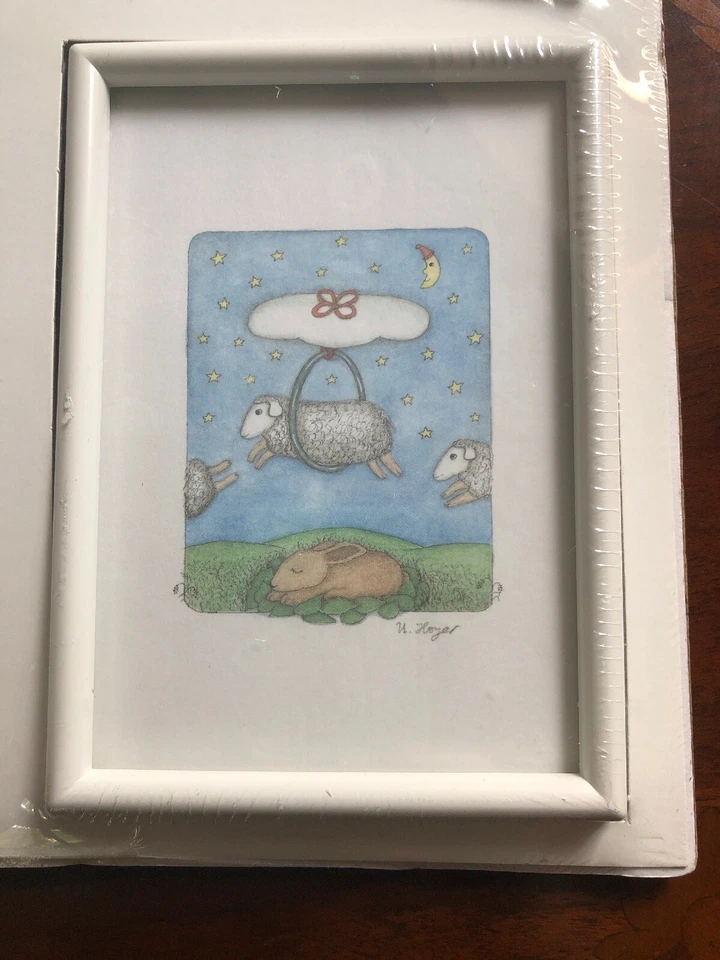 Decoración de pared para guardería | Juego de 6 piezas de fotos para guardería de animales de decoración de habitación de bebé granja Foto 3 de 4