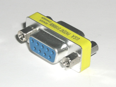 Gender Changer F / F   Buchse/Buchse   9 polig female / female  SUB-D Adapter