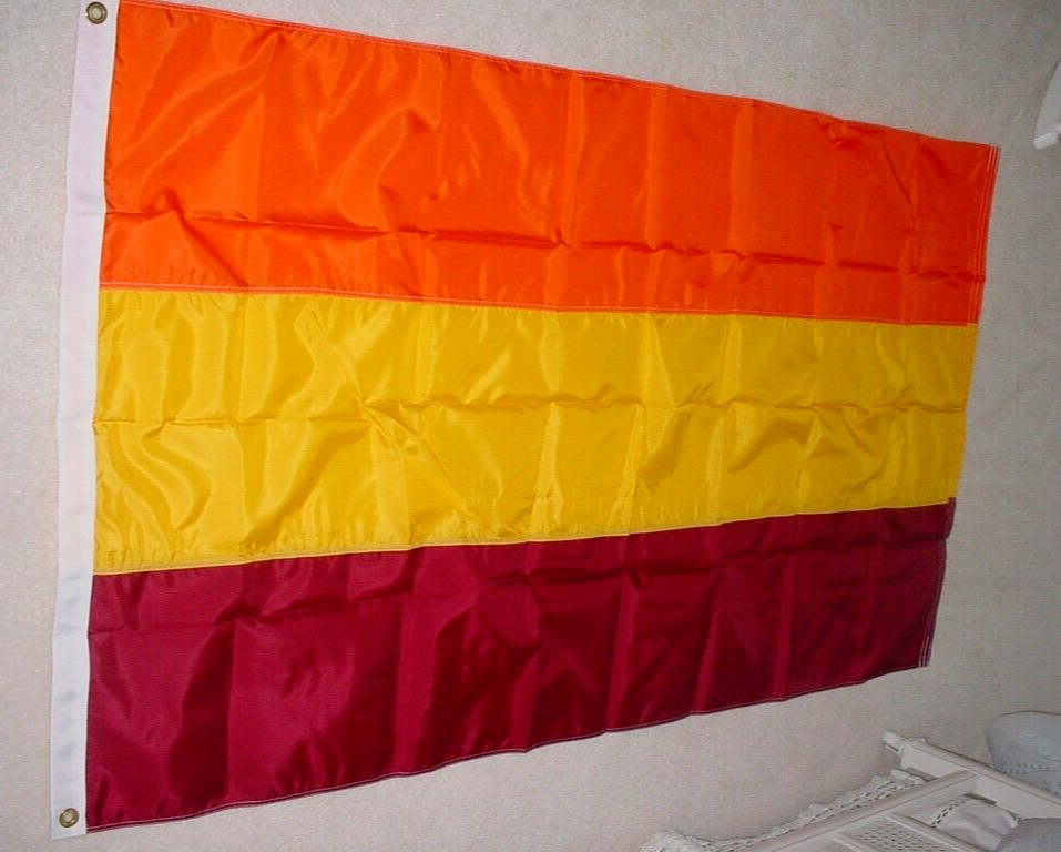 Vintage Retro Taco Bell Restaurant Flag 3 X 5 ft Orange Yellow Red