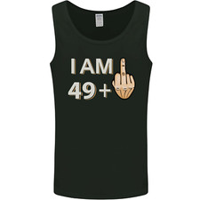 50th Birthday Funny Offensive 50 Year Old Mens Vest Tank Top