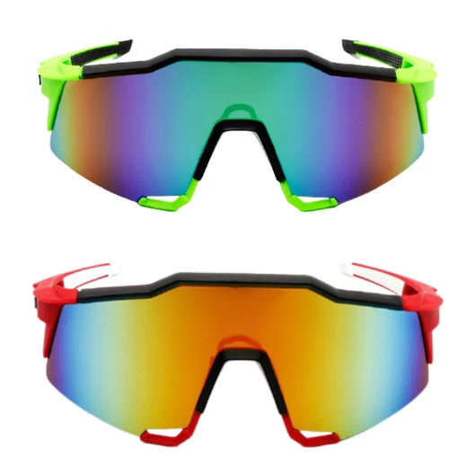 Cycling Motocross Polarized Mirror Lenses Sports Racing Sunglasses