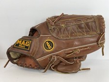 Mag Plus Leather Baseball Softball Glove 12 RHT EZ Catch Brown Mitt