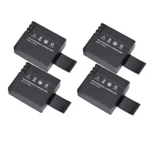 4x 900mAh BATTERY for AKASO EK7000 Brave 4 Campark X20 Sports Action Camera