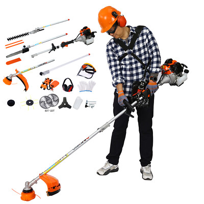 12 in 1 Multi-Functional Trimming Tool 52CC 2-Cycle Trimmer Garden
