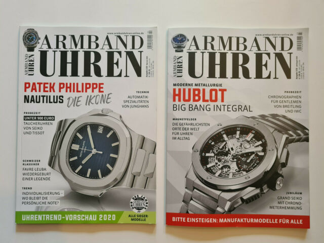 Armband Uhren Magazin 2/2020 + 3/2020 1A TOP Zustand