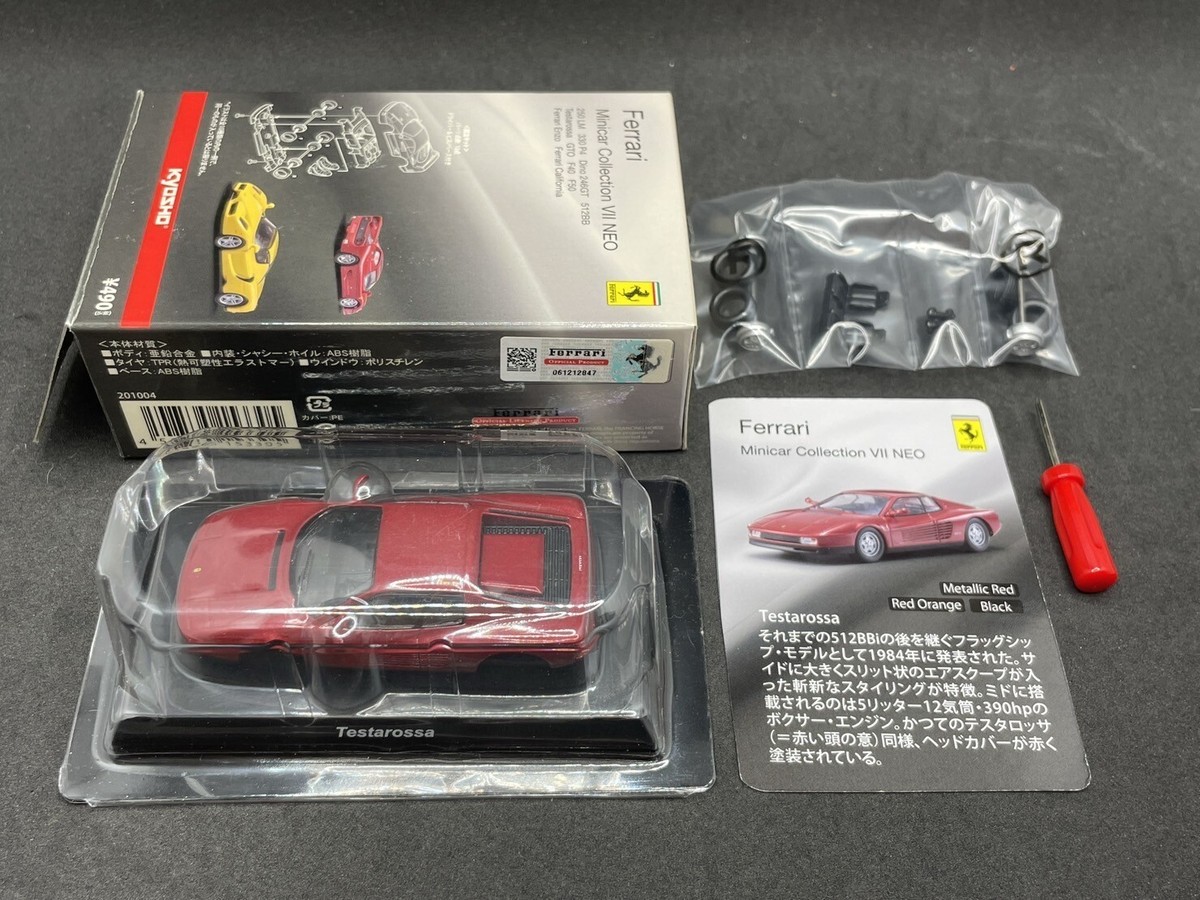 1/64 Kyosho Ferrari Collection7neo Testarossa MetalliccRed diecast
