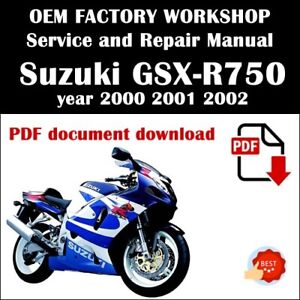 2001 gsxr 750 service manual