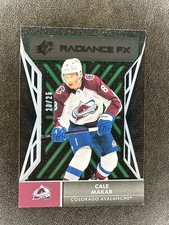 2021-22 Upper Deck SPx Radiance FX CALE MAKAR 20/25 SPP AVALANCHE