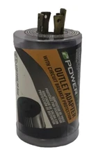 PowerFit PF923022 4-Prong 30-Amp Male Plug Adapter for 20-Amp Female Connector