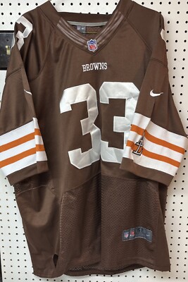 Cleveland Browns Nike On-Field Trent Richardson jersey,Stitched, Brown, Sz XL 52