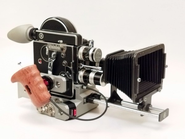 SILVER Base for all kind of Bolex H8 and H16 cameras.
