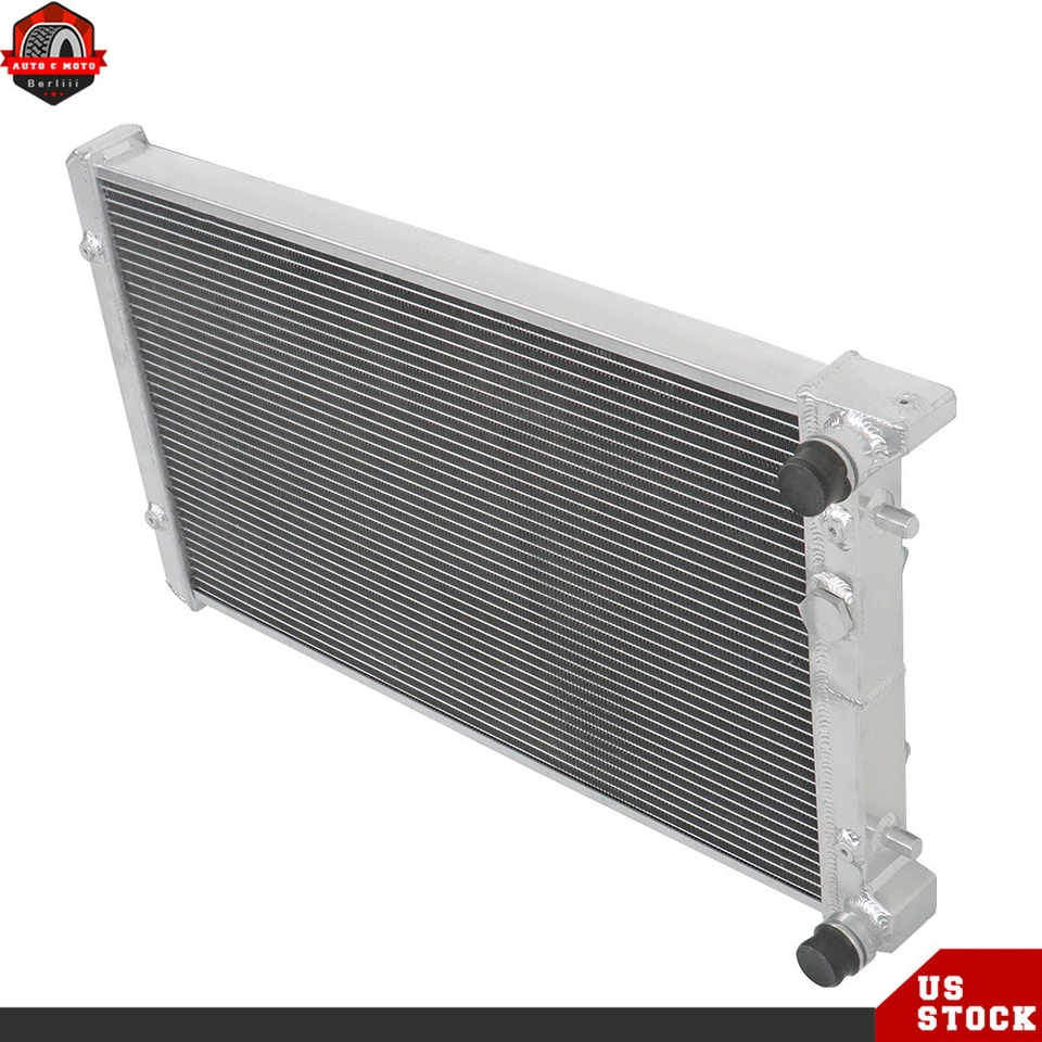 Fit For 99-06 VW VAG Golf Jetta MK4 Audi TT Aluminum Dual Core Cooling Radiator - Image 3 of 4