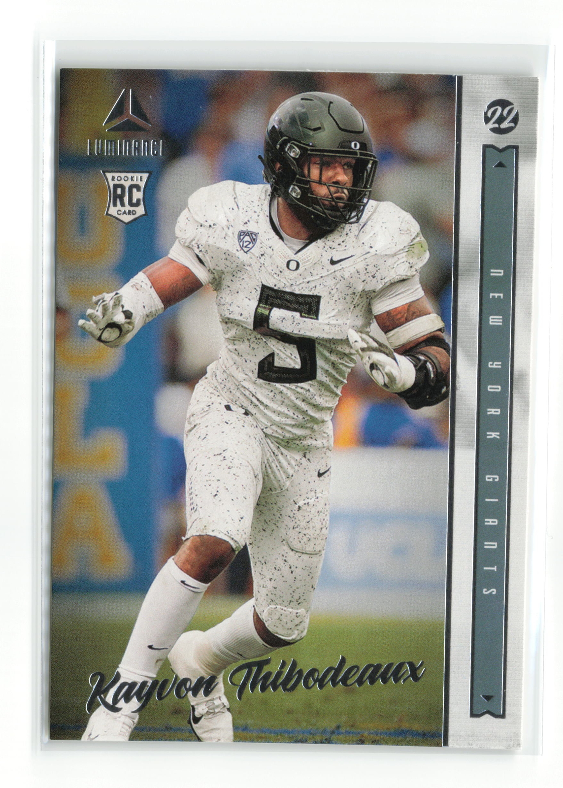 Kayvon Thibodeaux #136 RC 2022 PANINI LUMINANCE GIANTS