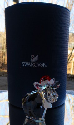 SWAROVSKI Crystal 2016 Santa Country Mo Moose Figurine in Hat Mint