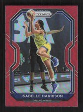 Isabelle Harrison SN 2021 Panini Prizm WNBA /299 Prizms Red Dallas Wings #22