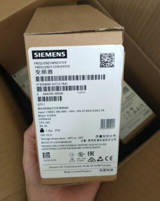 New SIEMENS 6SE6440-2UC13-7AA1 6SE6 440-2UC13-7AA1 in Box DHL Expedited Shipping