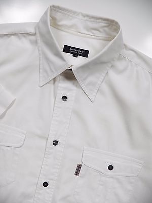 burberry shirt black and white