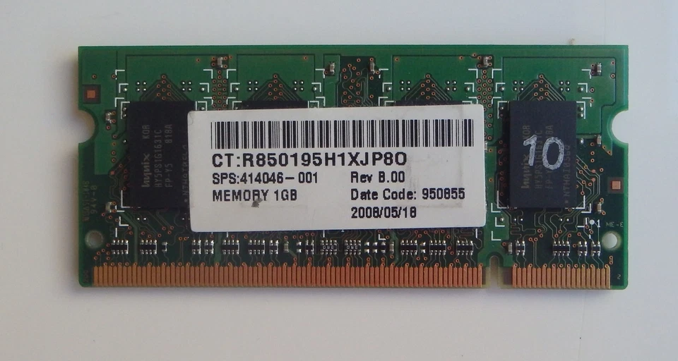 NEW Hynix 1GB 667 MHz DDR2 HYMP112S64CP6-Y5 AB 2Rx8 PC2-5300S-555-12 Ram Memory - Image 2 of 2
