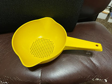 Tupperware Harvest Gold Strainer Colander Small 1200-2 Made in USA Vintage!