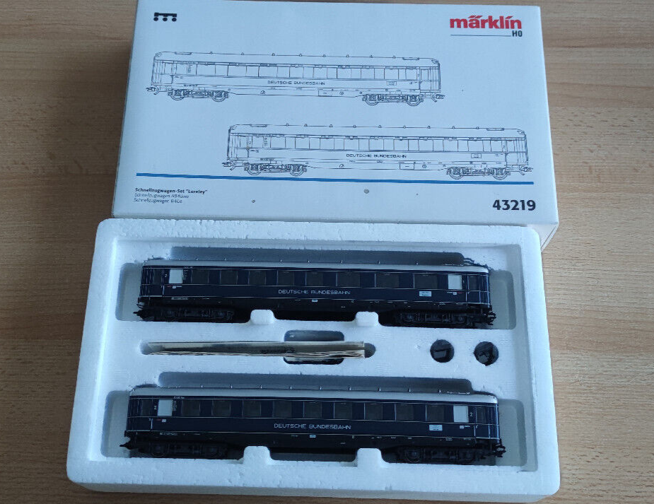 メルクリン43209+43219 Express Loreley 客車6両 Märklin Spur H0 *43219 * Schnellzugwagen-Set 