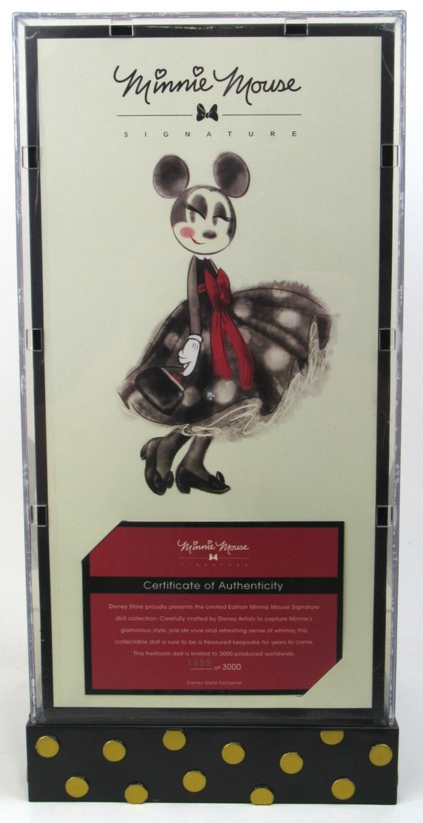 Disney Store Exclusive Lilmited Edition 1853/3000 Signature 12
