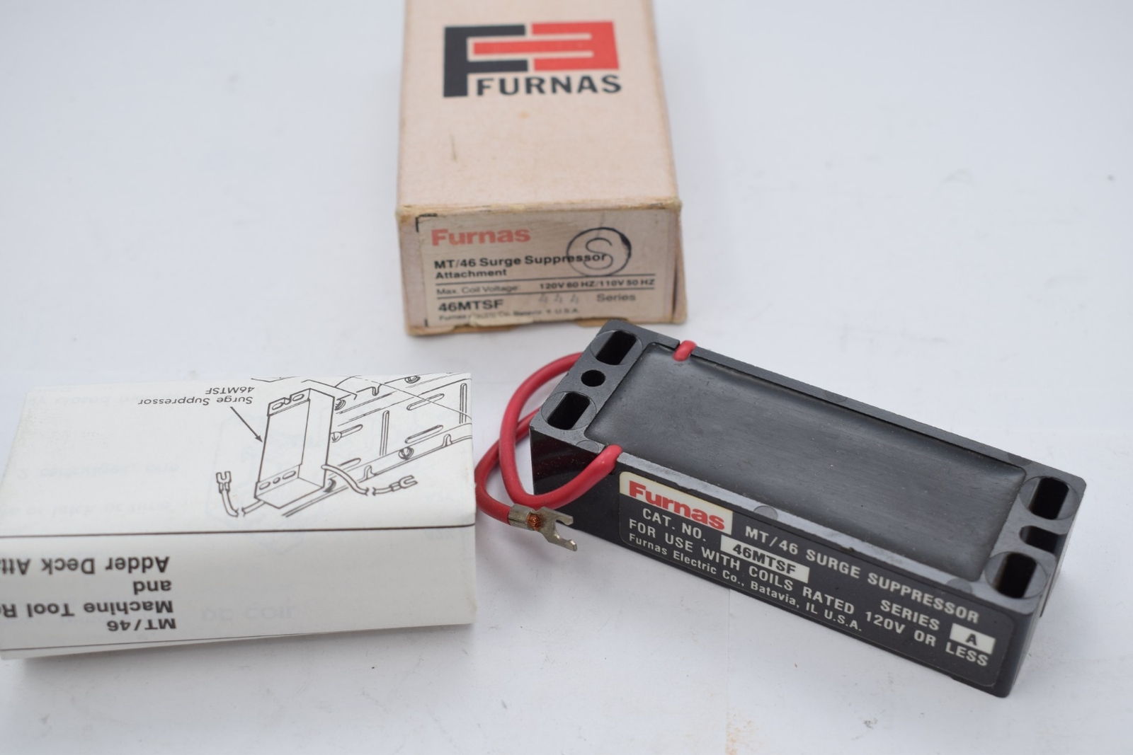 NEW SIEMENS FURNAS 46MTSF SURGE SUPPRESSOR ATTACHMENT MT/46 2 WIRE FOR COILS RAT