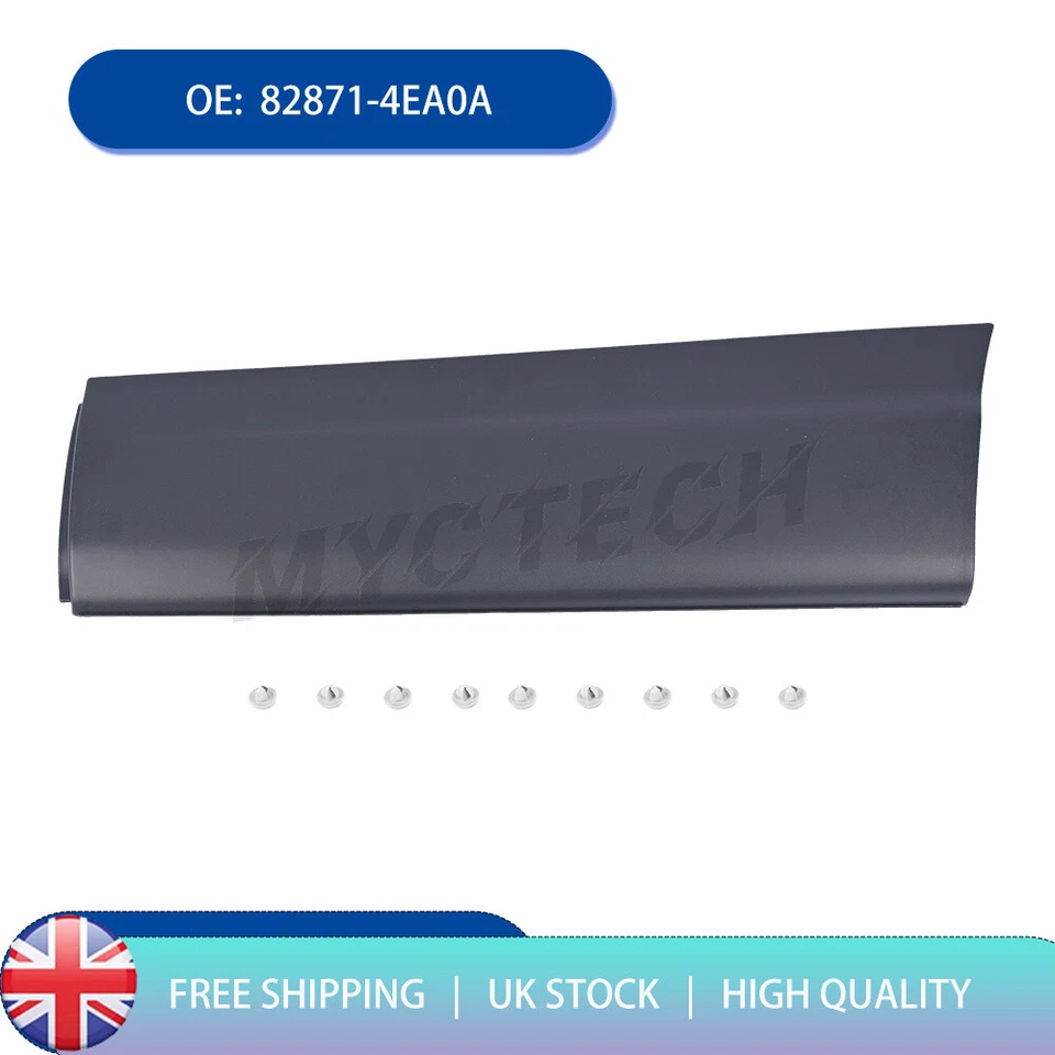 For NISSAN QASHQAI Left Hand Rear Door Moulding Trim Part 2014-2021 New - Image 3 of 4