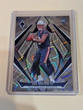 2024 Panini Phoenix Joe Milton lll Cracked Ice RC #205 Patriots /Cowboys