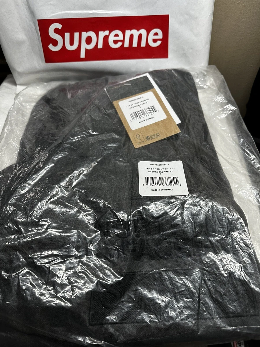 Supreme The North Face TNF Pigment Printed Sweatpant Black Medium M BOGO  FW22 DS