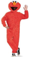 Elmo Plush Prestige Sesame Street Monster Fancy Dress Halloween Adult Costume