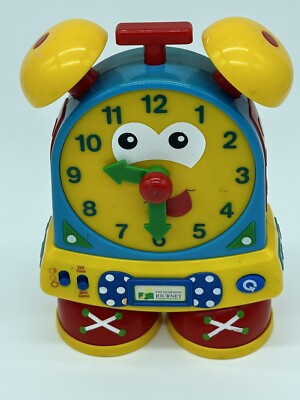 Vtg Telly The Teaching  Clock~EDUCATIONAL~Tell Time~Game Quiz~Learning Journey