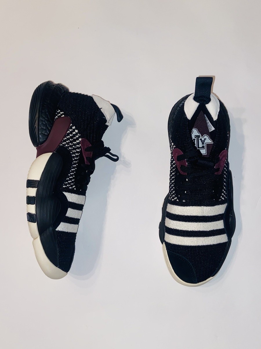 NEW Adidas Trae Young 2.0 Texas A&M Basketball Shoes IG9454 Size 8.5 Black Adidas Trae Young 2.0 Texas A&M Basketball Shoes IG9454 Size  main image 3