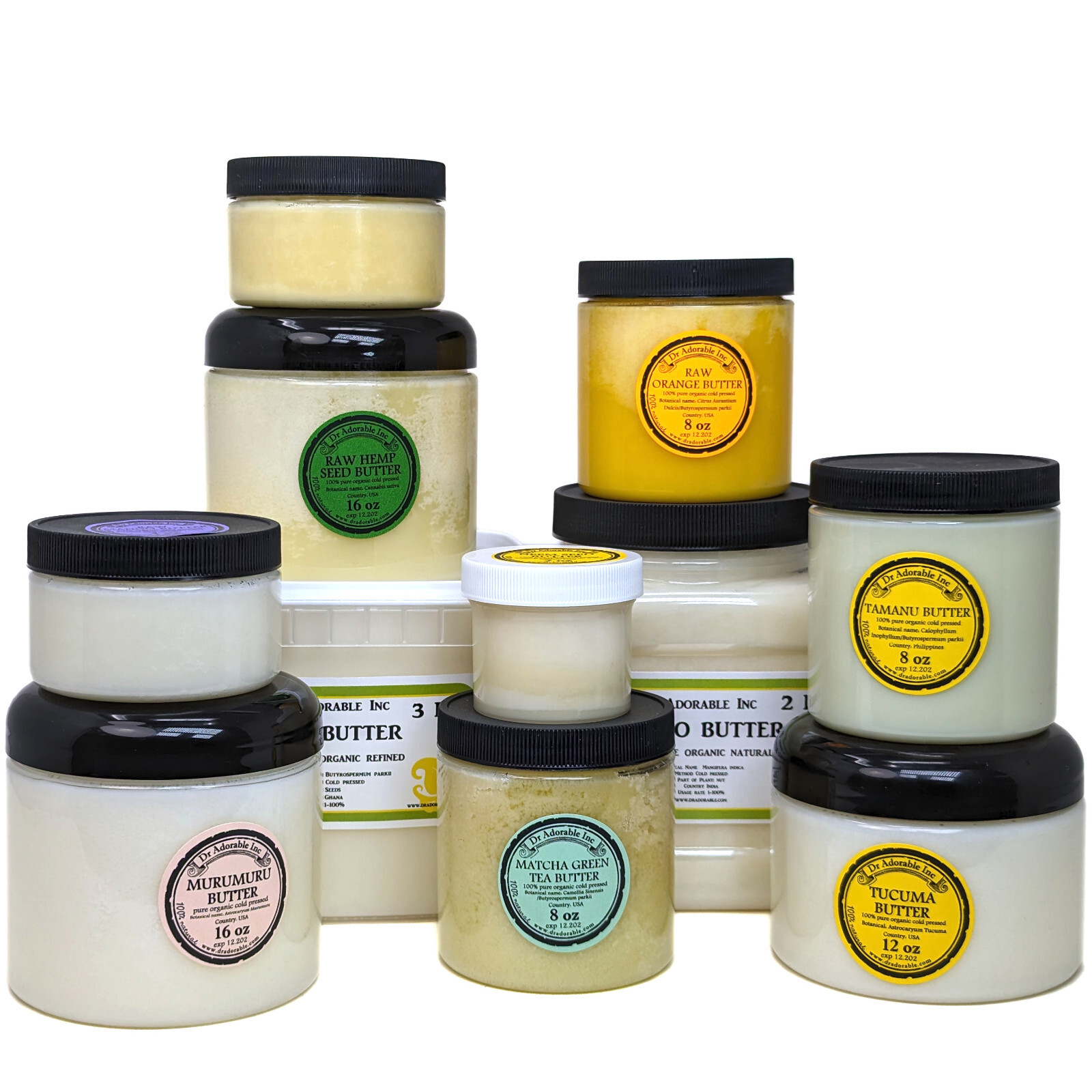 Organic Natural Cold Pressed 100% Pure Raw Fresh Hair Skin Body