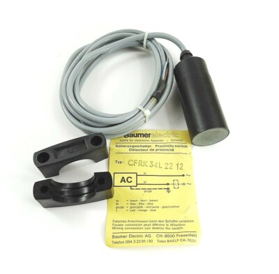 Baumer CFRK34L2212 -NEW- Capacitive Proximity Switch