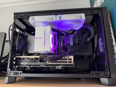 MINI ITX Custom Gaming PC Ryzen 7 5700X3D RTX 5070 12GB 16GB RAM 1TB NVMe SSD