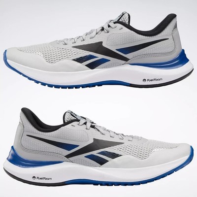 Reebok Endless Road 3 Men's Running Shoes Size 10 Pure Grey 3/C Black/Vect. Blue