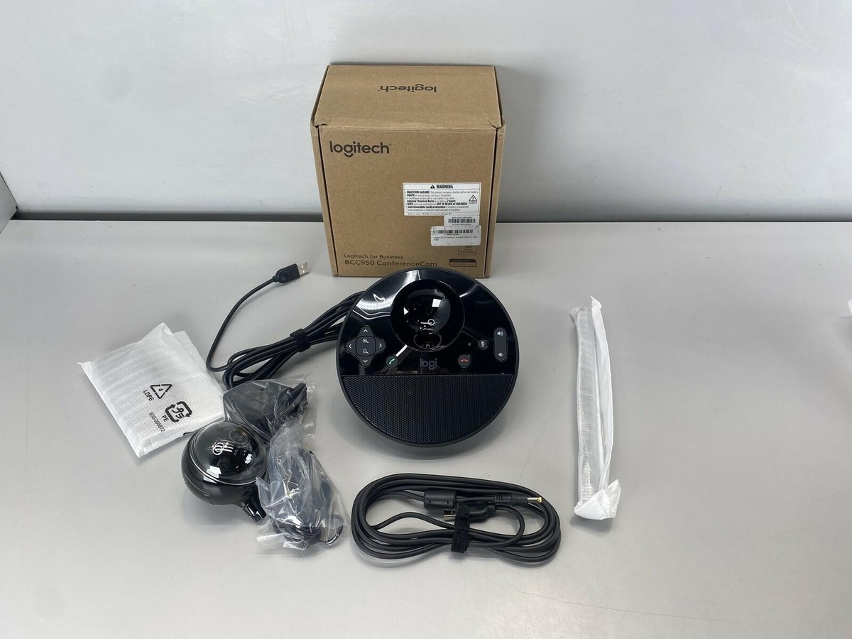 Logitech BCC950 ConferenceCam Webcam - Black for sale online | eBay