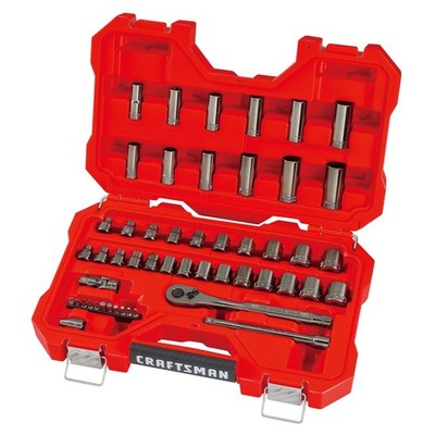 メーマン Craftsman CMMT82334Z1 51-Piece Gunmetal Chrome Mechanics Tool Set