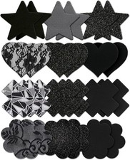 Glitters Pasties Rave Pack Nipple Covers Stickers Disposable Sticky Breast Petal