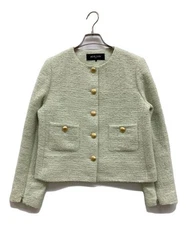 MICHEL KLEIN                    tweed jacket green FMJDS-12460