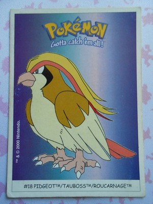 ROUCARNAGE / PIDGEOT #18 - DUNKIN BOOMER 2000 - POKEMON KARTE - SEHR GUTER ZUSTAND