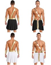 Mens Cupid Costume Dress Up Fancy Dress Metallic Cosplay Themed Party Outfits