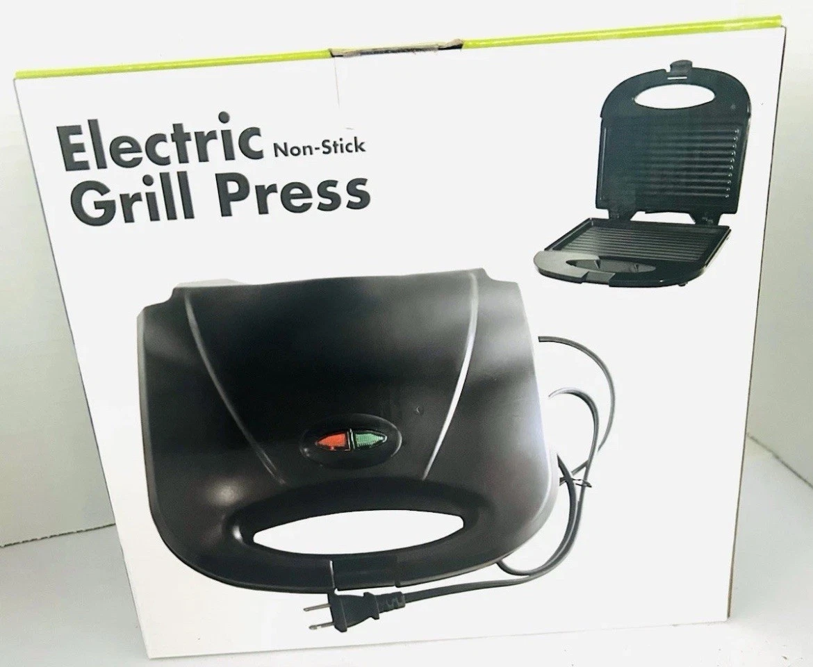 Portable -Indoor Non-Stick Electric Sandwich Grill Press