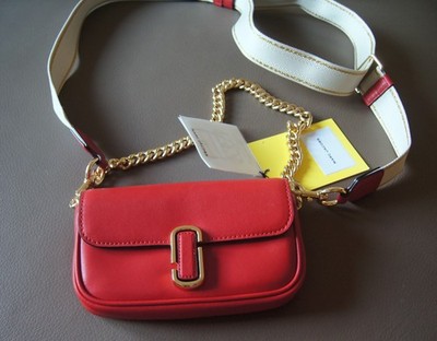 Tasche  Marc Jacobs Slingshot bag Schultertasche in rot   leder neu mit Etikett