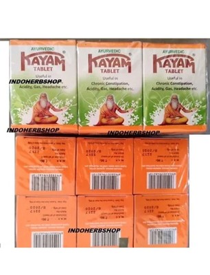 10X KAYAM TABLETTEN 30 TAB, NÜTZLICH BEI CHRONISCHER Verstopfung,...