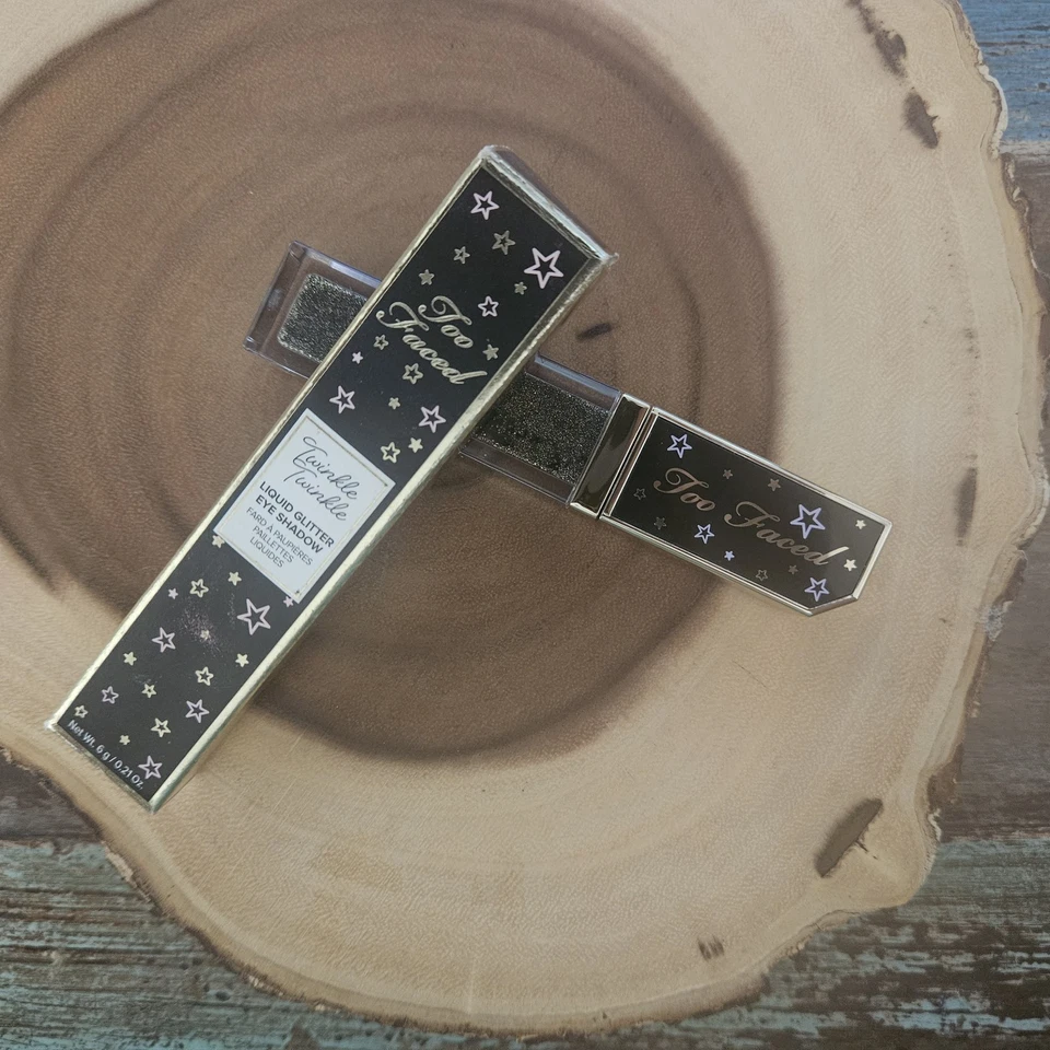 Too Faced Twinkle Twinkle Liquid Glitter Eye Shadow In Shade LICORICH 6g/0.21oz. - Image 2 of 4